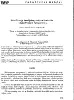 prikaz prve stranice dokumenta Istraživanje kemijskog sastava bradavke - Heliotropium europaeum L.