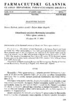 prikaz prve stranice dokumenta Određivanje sadržaja flavonoida konopljike - Vitex agnus-castus L.