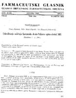 prikaz prve stranice dokumenta Određivanje sadržaja flavonoida drače - Paliurus spina-christi  Mill.