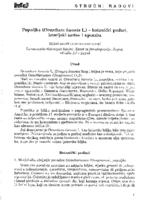 prikaz prve stranice dokumenta Pupoljka (Oenothera biennis L.) - botanički podaci, kemijski sastav i uporaba