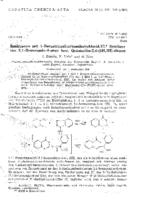 prikaz prve stranice dokumenta Reaktionen mit 1-Benzotriazolcarbonsaeurechlorid. VI. Synthese von 3,1-Benzoxazin-4-onen bzw. Quinazolin-2,4-(1H,3H)-dionen