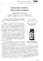 prikaz prve stranice dokumenta Metilensko modrilo - lijek, bojilo, indikator